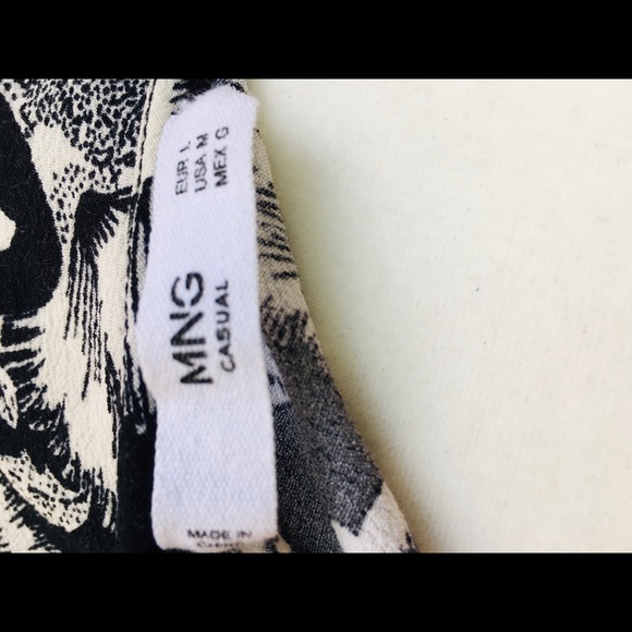 (2 for $15 ) Mango Chiffon Ruffle Top - Picture 8 of 13